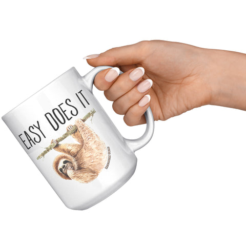 Sloth Easy Does It Mug