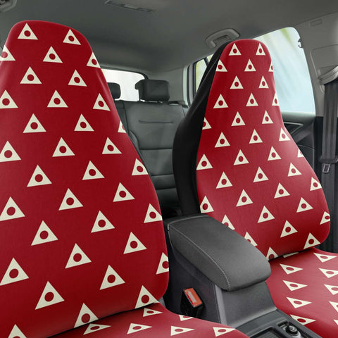 Alanon Logo Print Car Seat Covers (Set of 2)