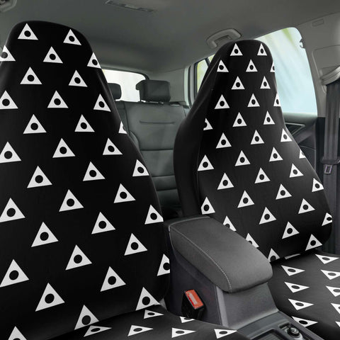 Alanon Logo Print Car Seat Covers (Set of 2)