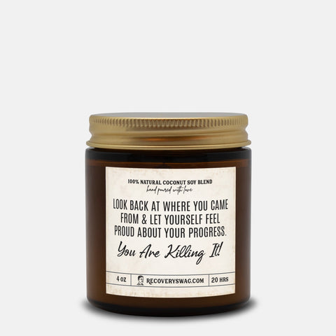 Look Back at Where You Came From Amber Jar Candle