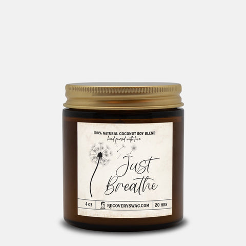 Just Breathe Amber Jar Candle