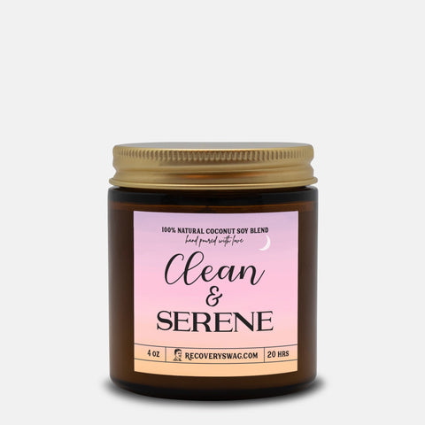 Clean & Serene Amber Jar Candle