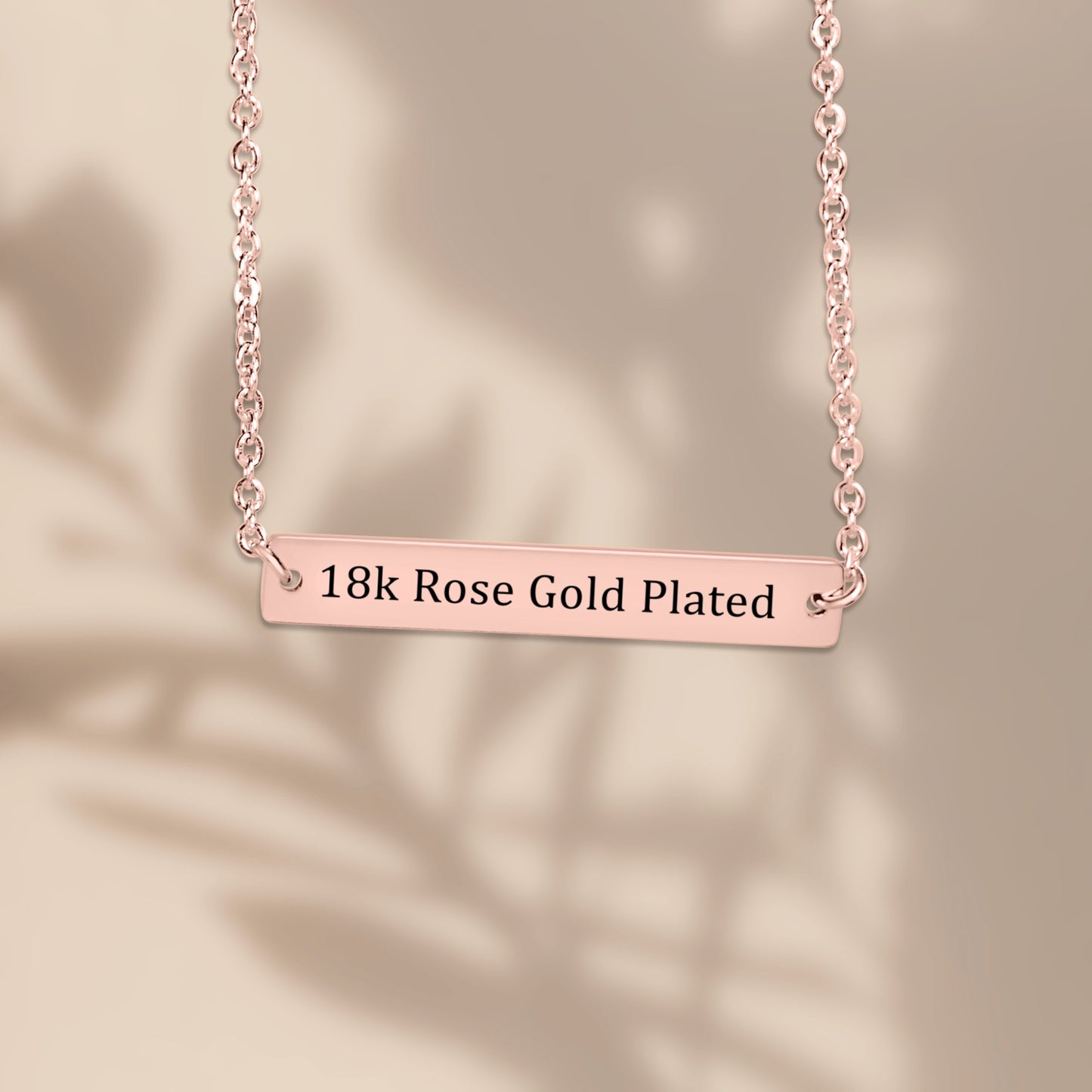 Sober Queen Morse Code Horizontal Bar Necklace