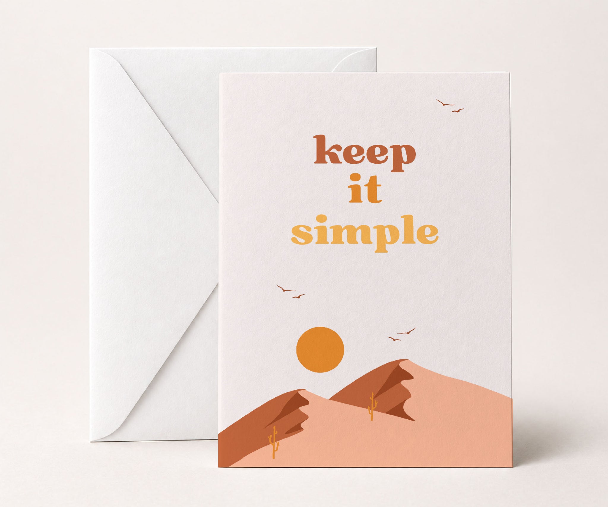Keep It Simple Recovery Greeting Card