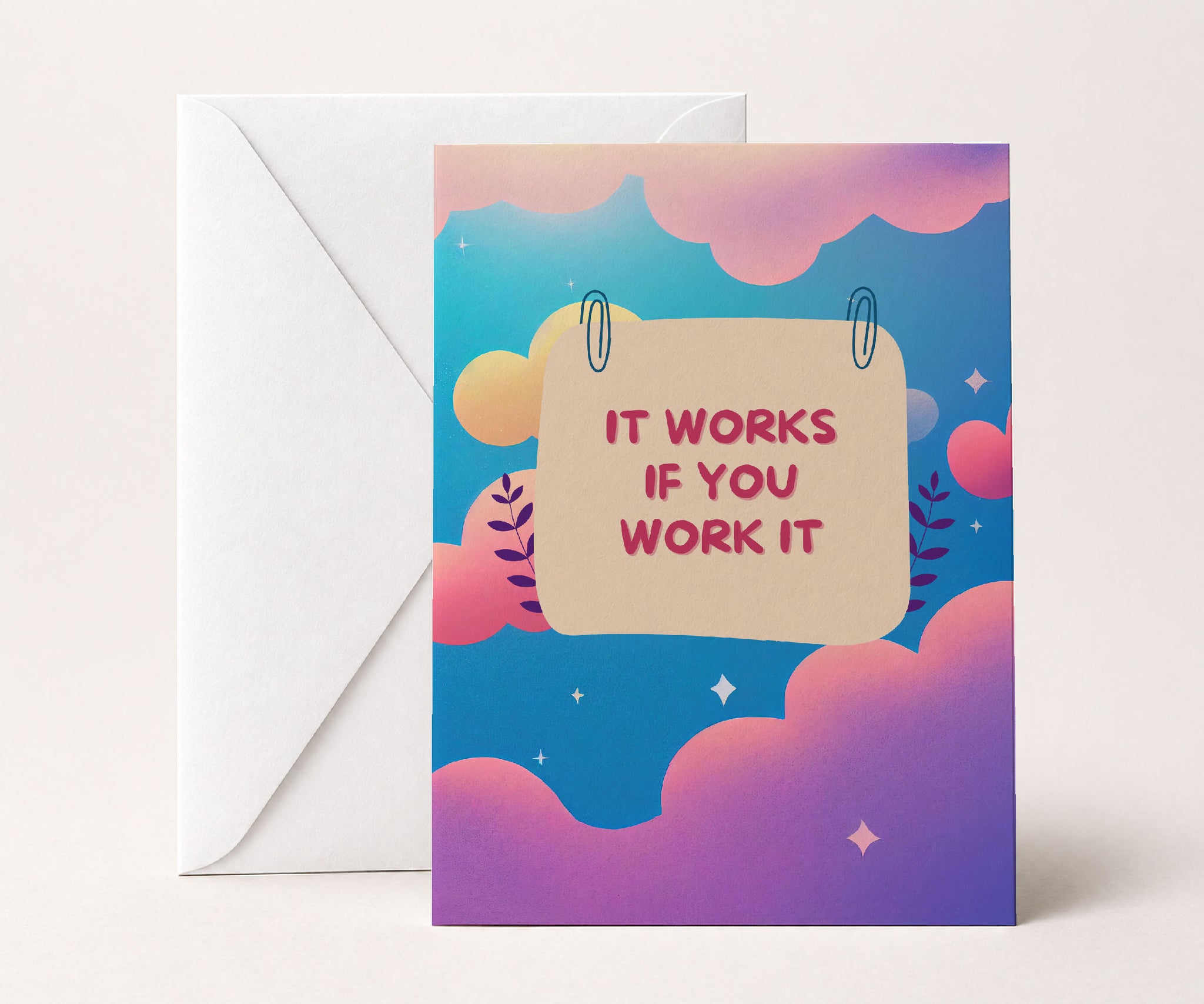 It Works If You Work It Recovery Greeting Card