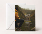 Life Has Its Way of Testing Our Strength Greeting Card