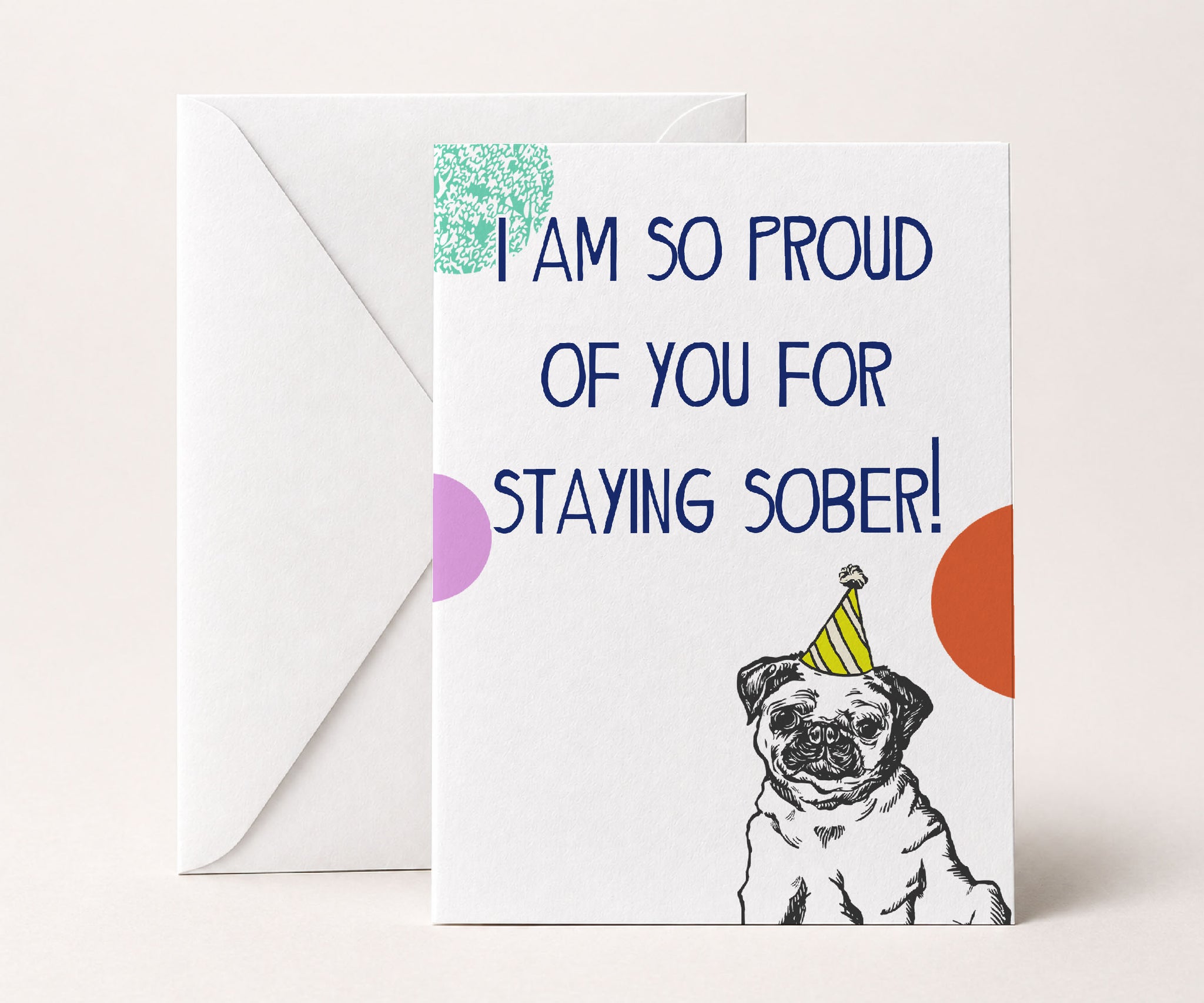 I Am So Proud of You for Staying Sober Recovery Card
