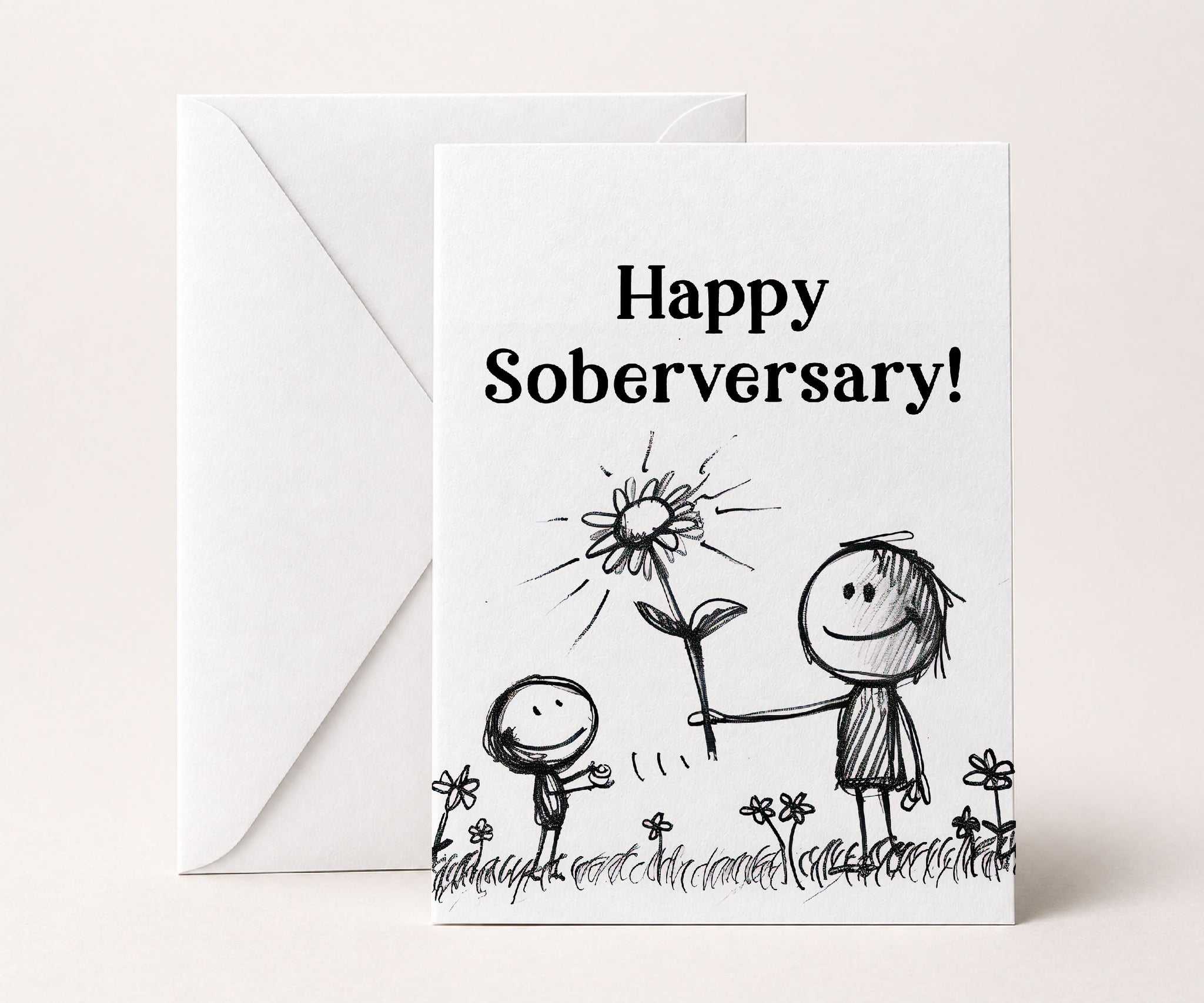 Happy Soberversary Greeting Card — Sobriety Anniversary