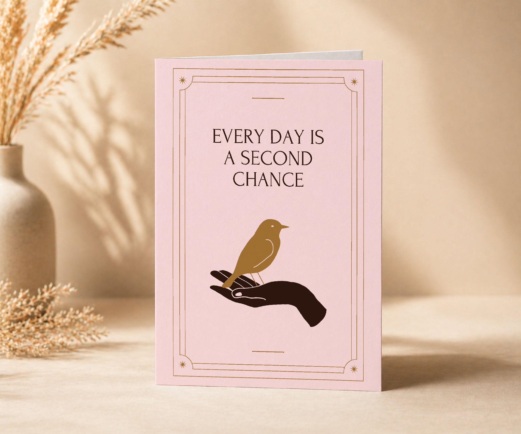 Every Day Is a Second Chance Recovery Greeting Card