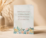 Gratitude Is a Practice Recovery Greeting Card