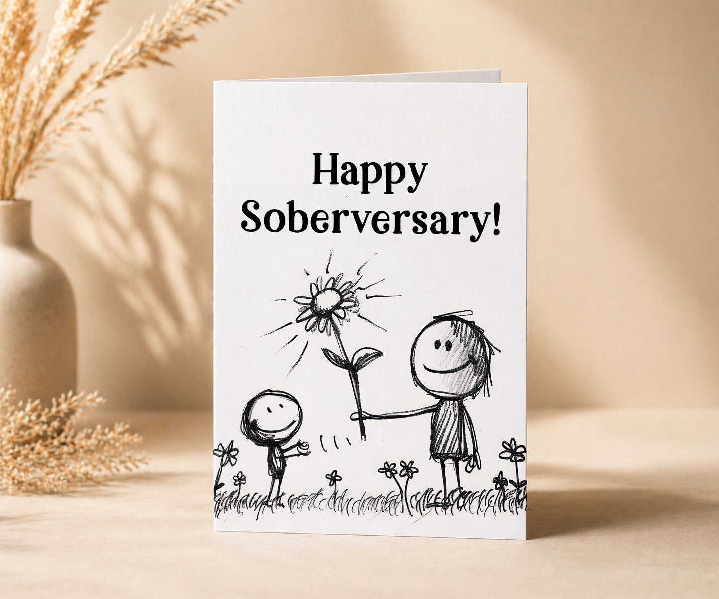 Happy Soberversary Greeting Card — Sobriety Anniversary