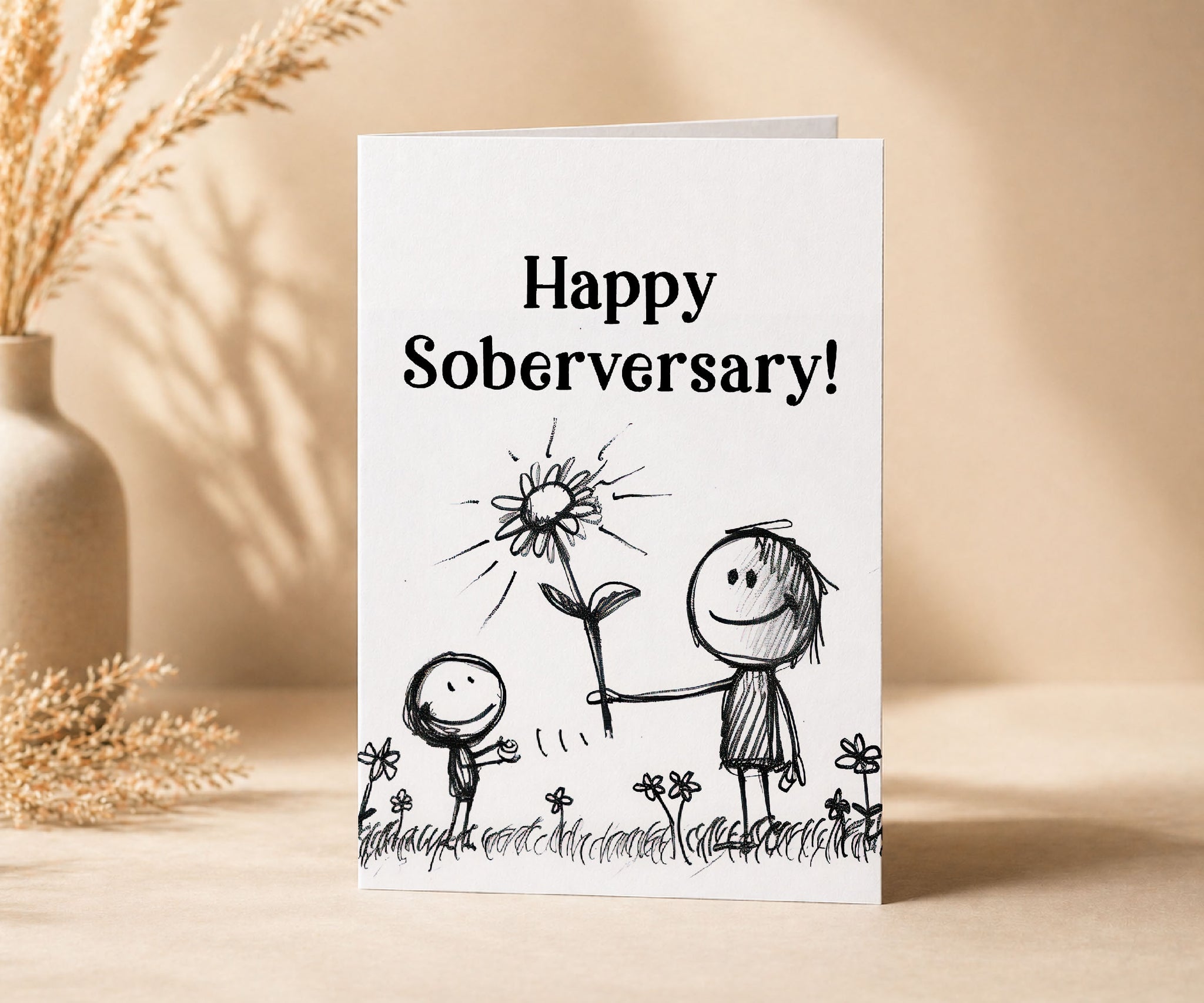 Happy Soberversary Greeting Card — Sobriety Anniversary