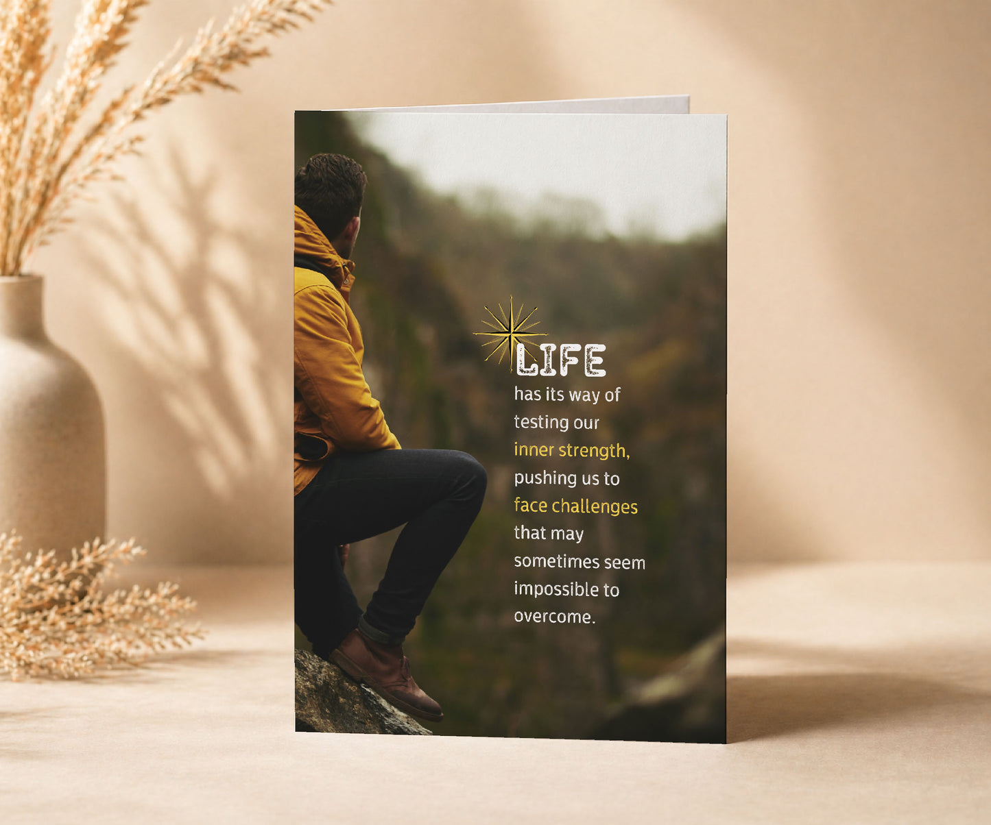 Life Has Its Way of Testing Our Strength Greeting Card