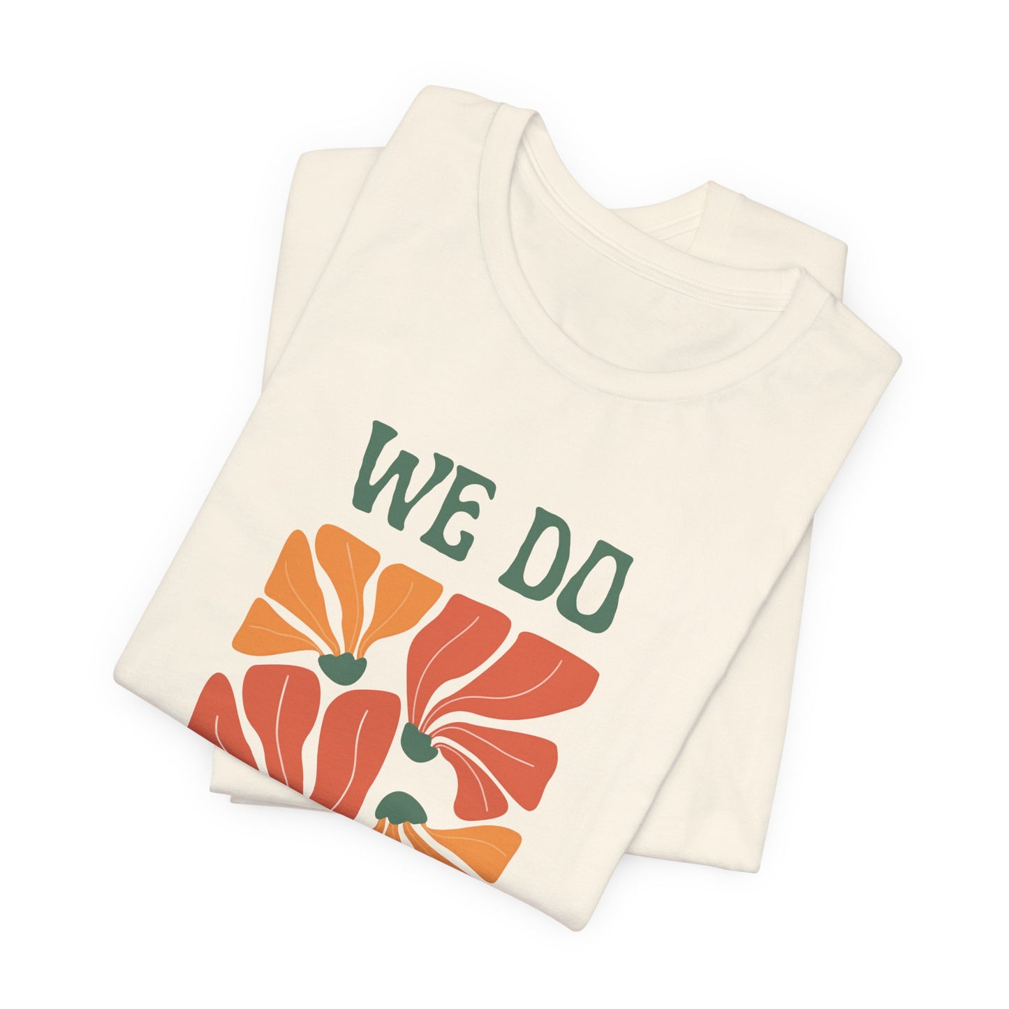 Retro We Do Recover unisex recovery T-shirt in Natural