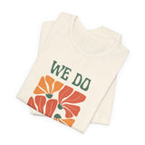 Retro We Do Recover unisex recovery T-shirt in Natural