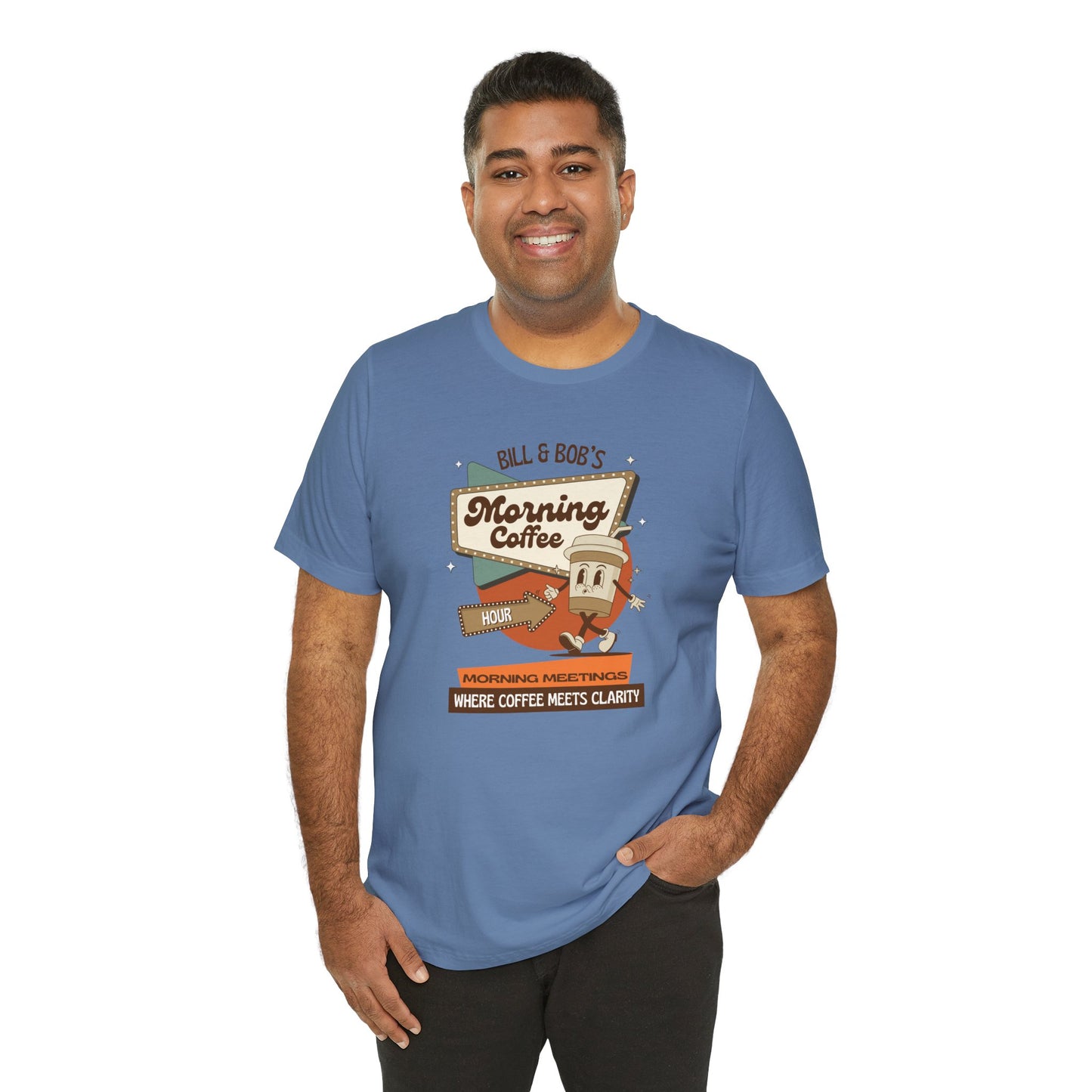 Bill & Bob’s Morning Coffee Hour Recovery Tee Shirt Gift