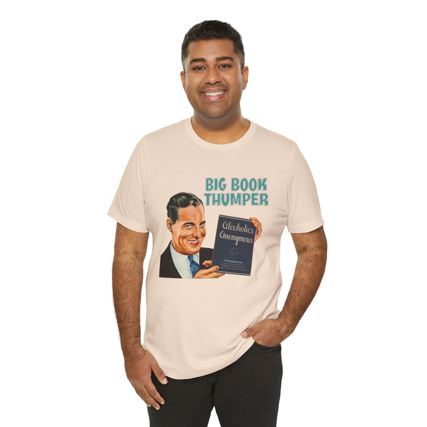 Big Book Thumper AA Recovery Tee Shirt Gift