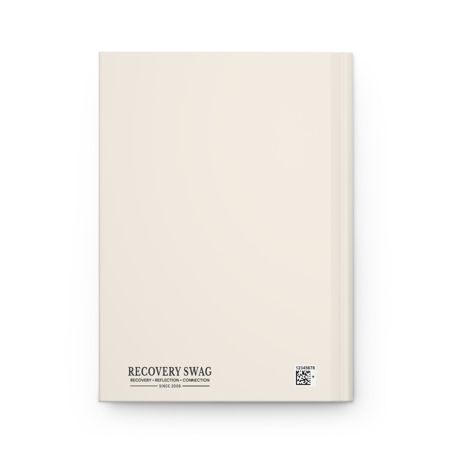 Step Ten Floral Hardcover Journal — Recovery Step Work Notebook