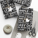Recovery Slogans Gift Wrap | AA NA Al-Anon Paper