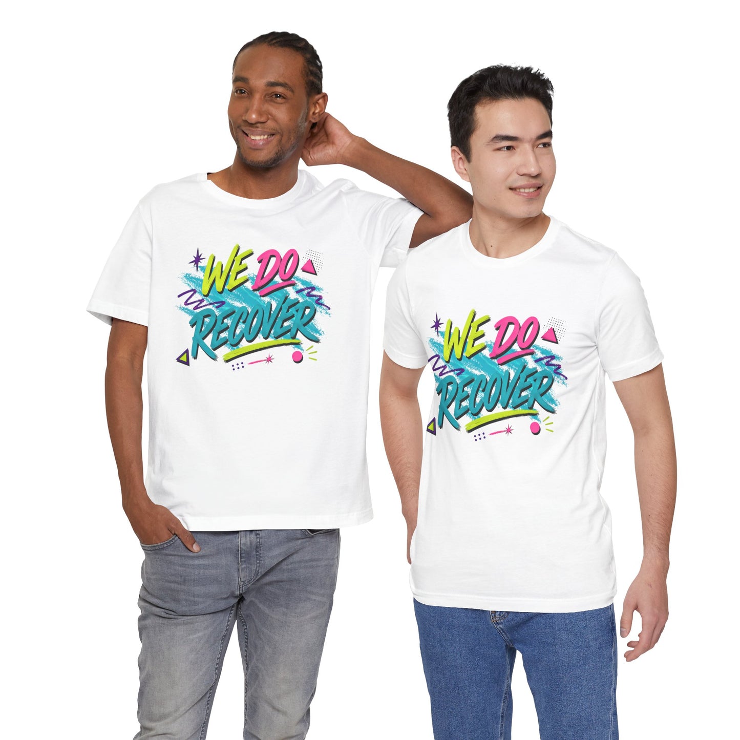 90s We Do Recover recovery T-shirt alternate mockup