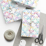 Colorful AA Symbol Recovery Gift Wrap | AA Paper