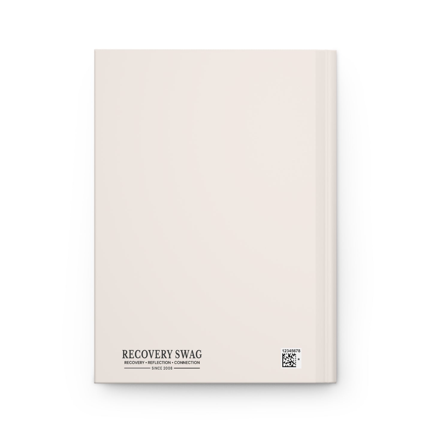 Step Four Floral Hardcover Journal — Recovery Step Work Notebook