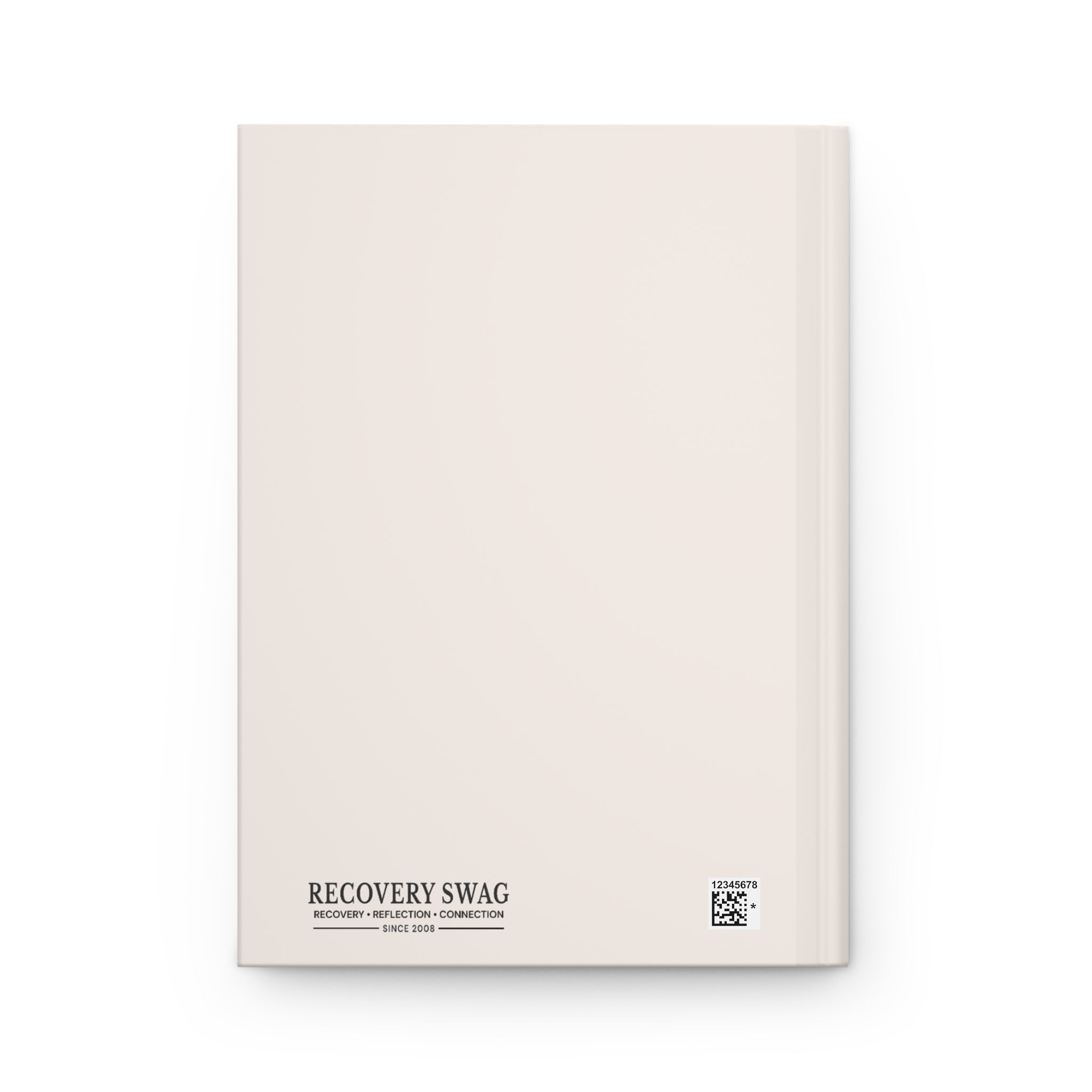 Step Four Floral Hardcover Journal — Recovery Step Work Notebook