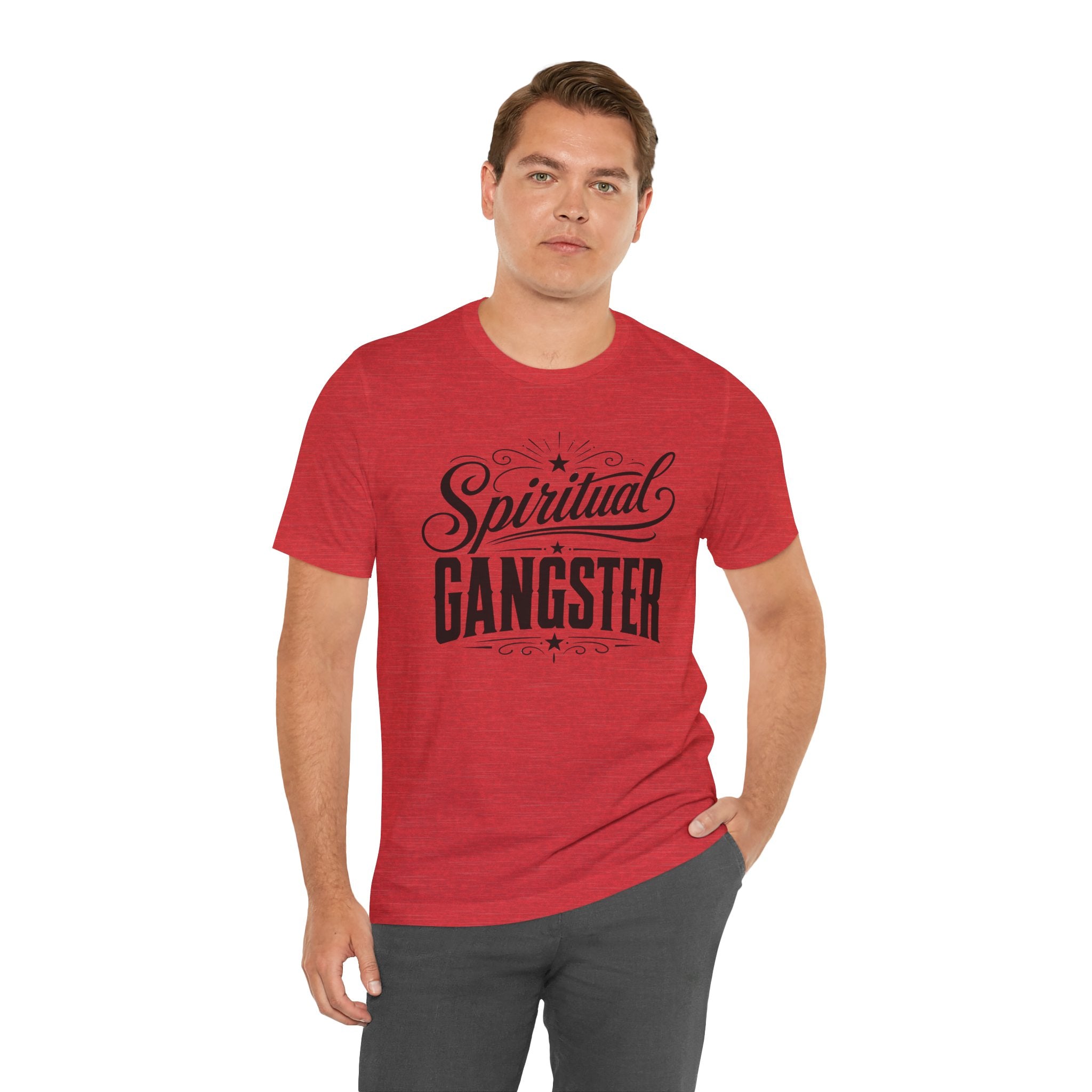 Spiritual Gangster unisex recovery T-shirt mockup