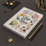 Step Nine Floral Hardcover Journal — Recovery Step Work Notebook