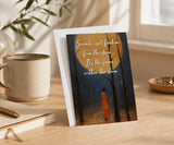 Serenity Isn't Freedom from the Storm Greeting Card