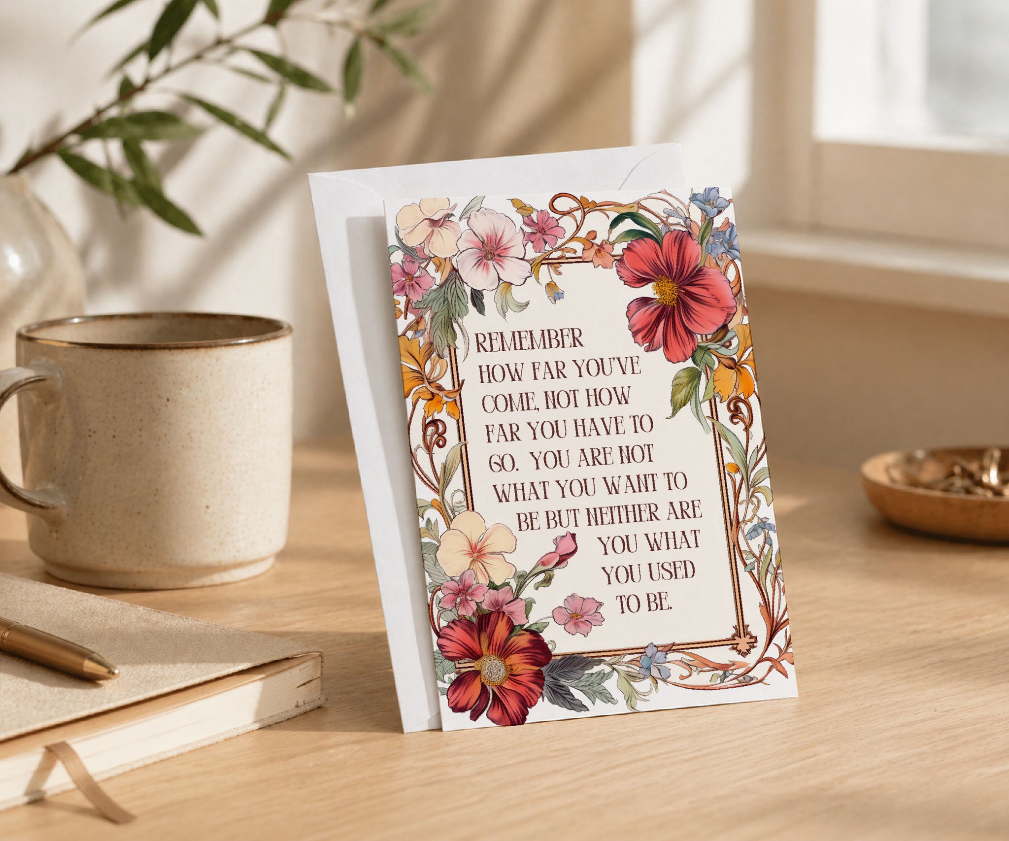 Remember How Far You've Come Recovery Greeting Card