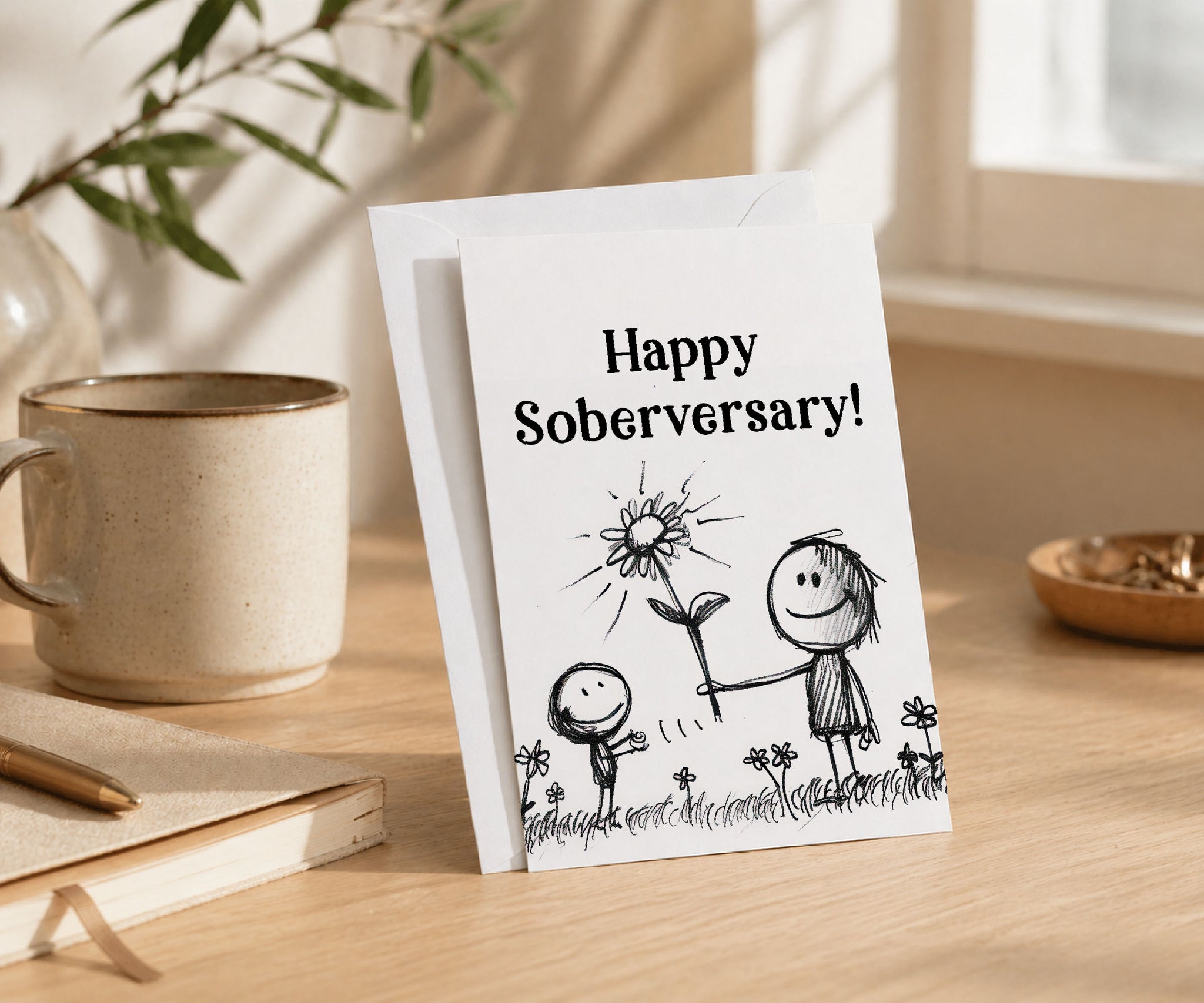 Happy Soberversary Greeting Card — Sobriety Anniversary
