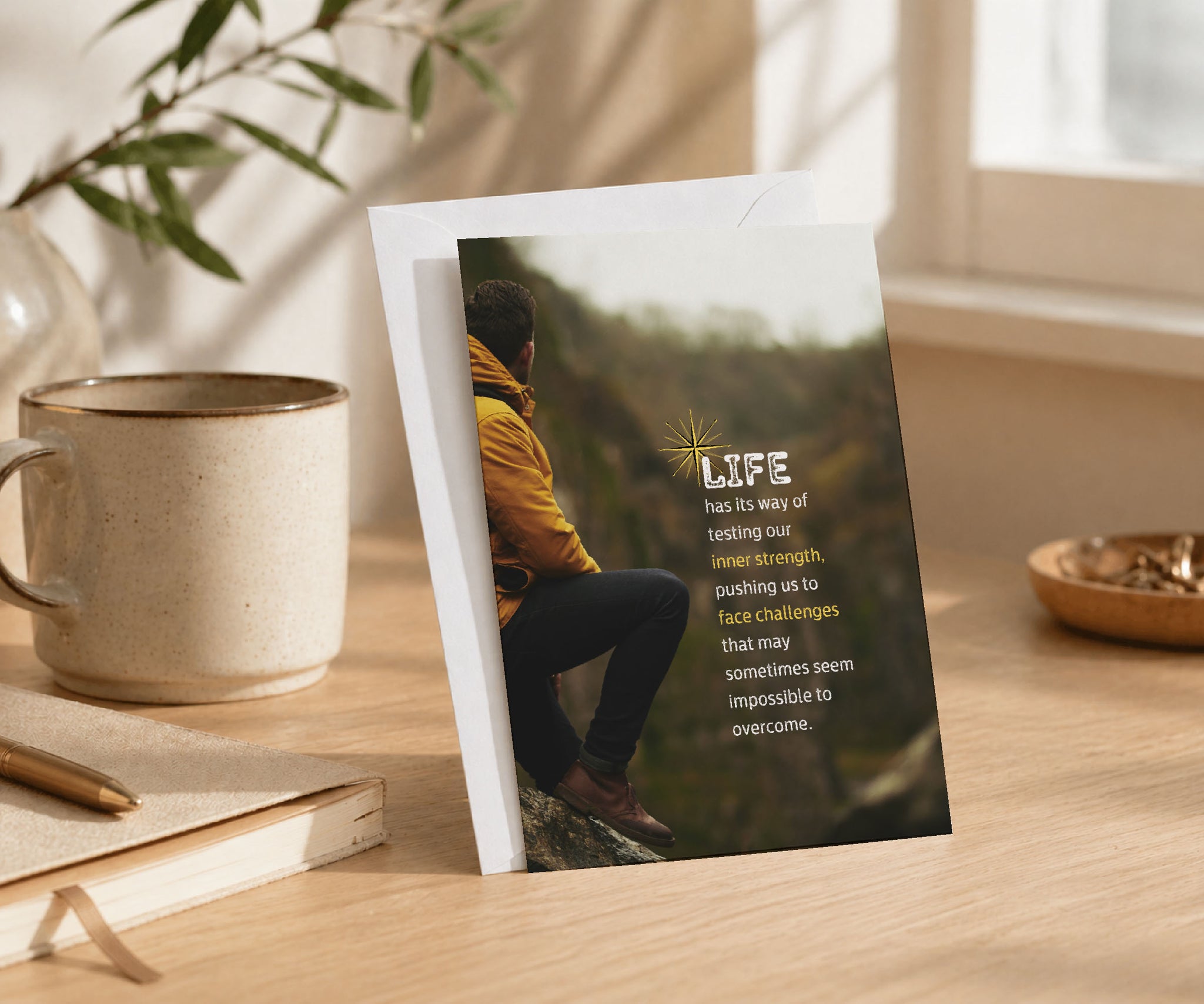 Life Has Its Way of Testing Our Strength Greeting Card