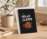 Hella Clean NA Recovery Greeting Card