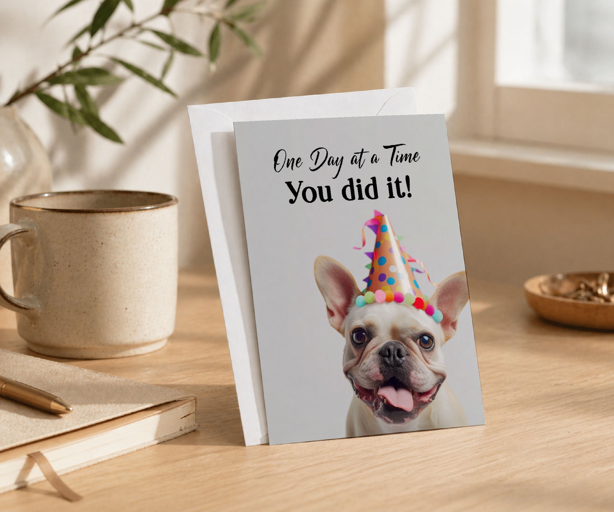 One Day at a Time You Did It! Sobriety Anniversary Card