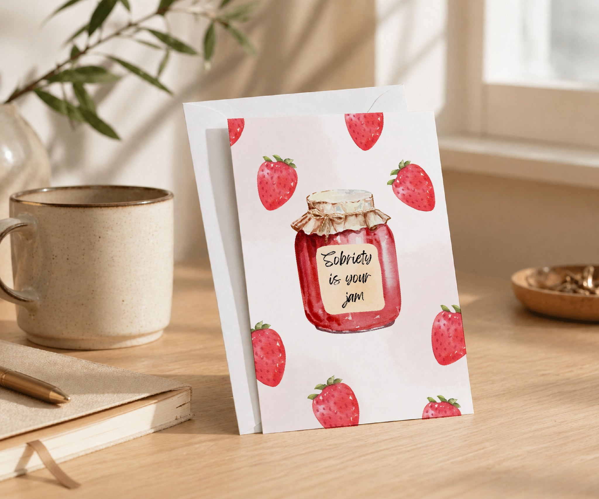 Sobriety Is Your Jam Greeting Card