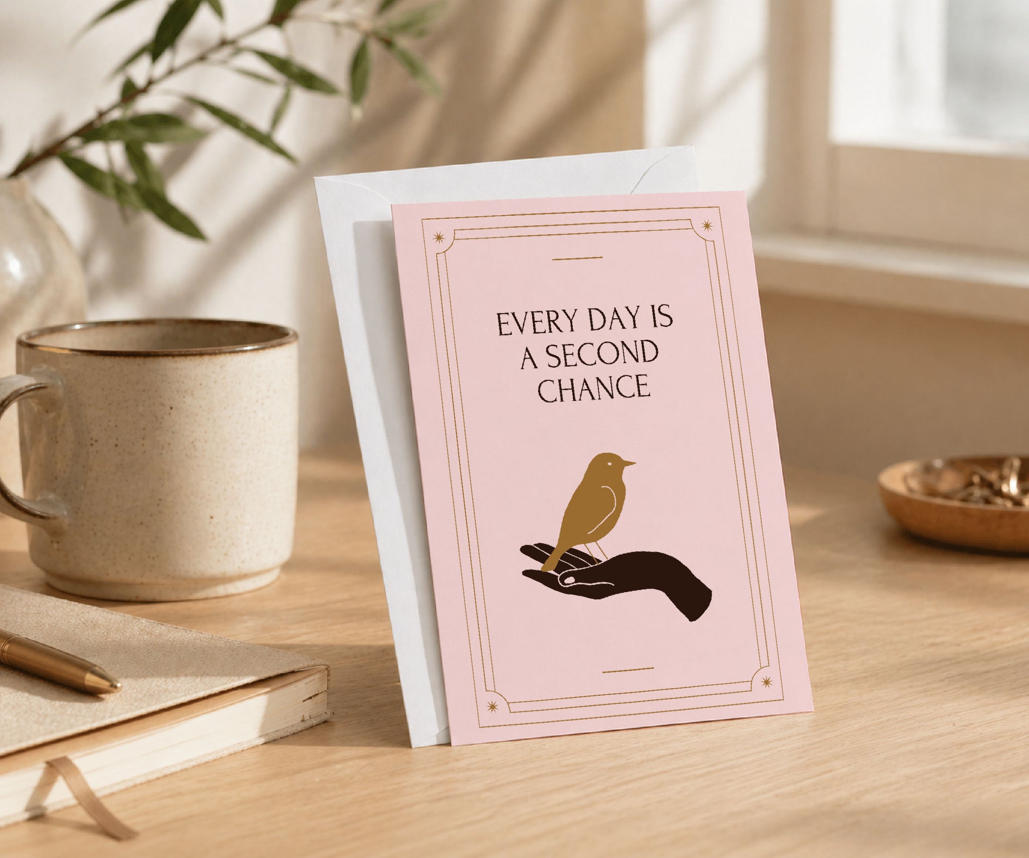 Every Day Is a Second Chance Recovery Greeting Card