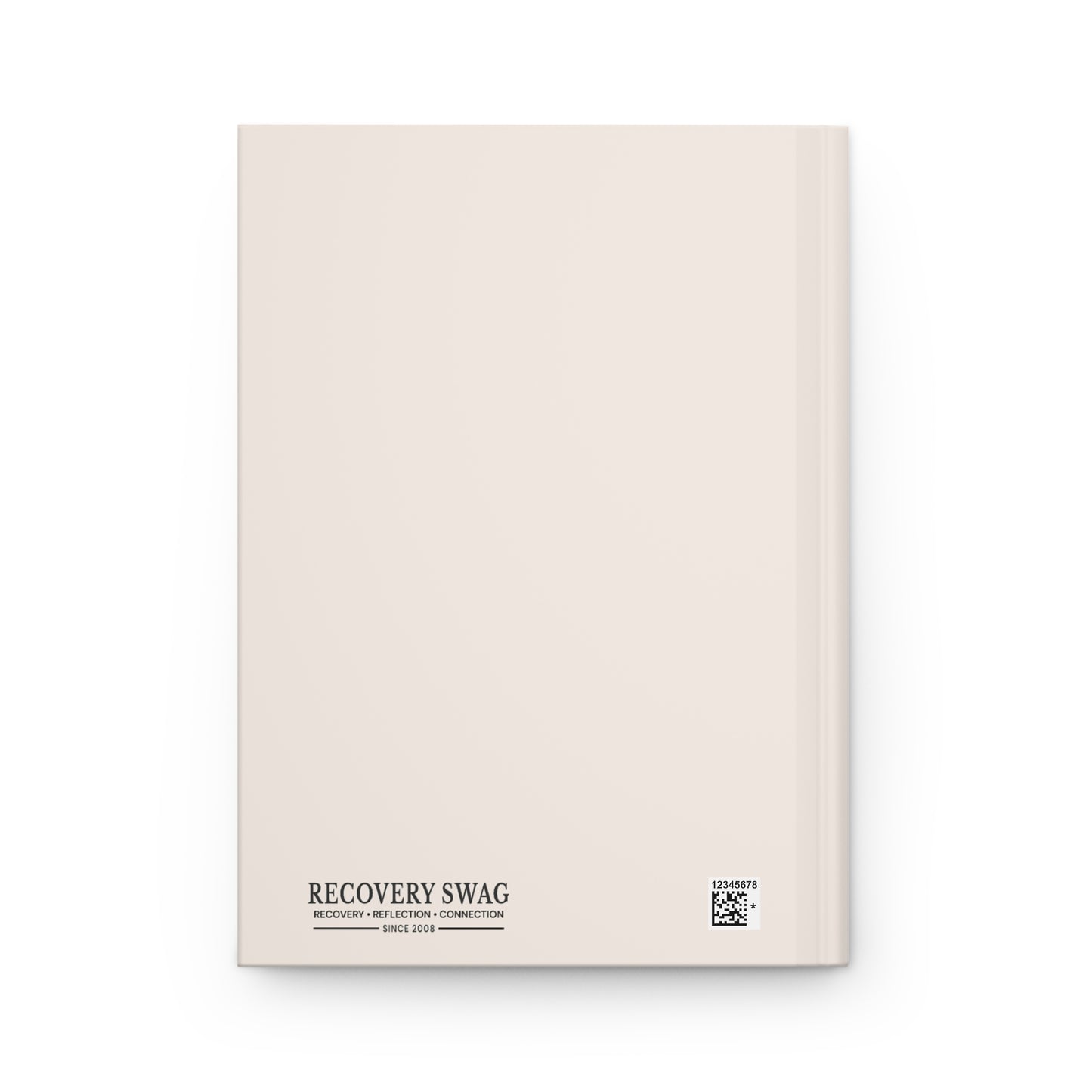 Step Three Floral Hardcover Journal — Recovery Step Work Notebook