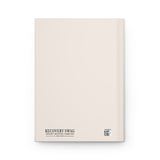 Step Three Floral Hardcover Journal — Recovery Step Work Notebook