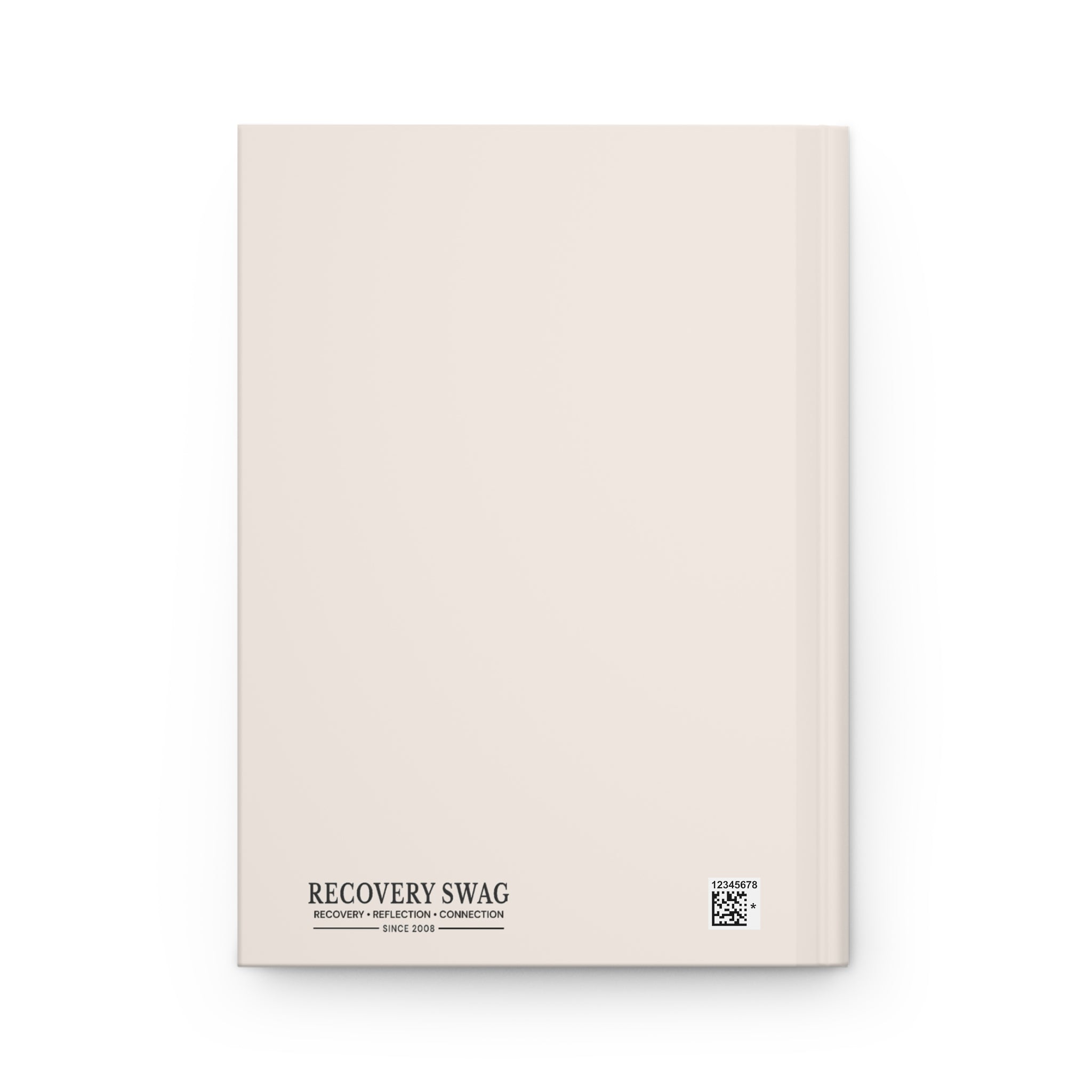 Step Three Floral Hardcover Journal — Recovery Step Work Notebook