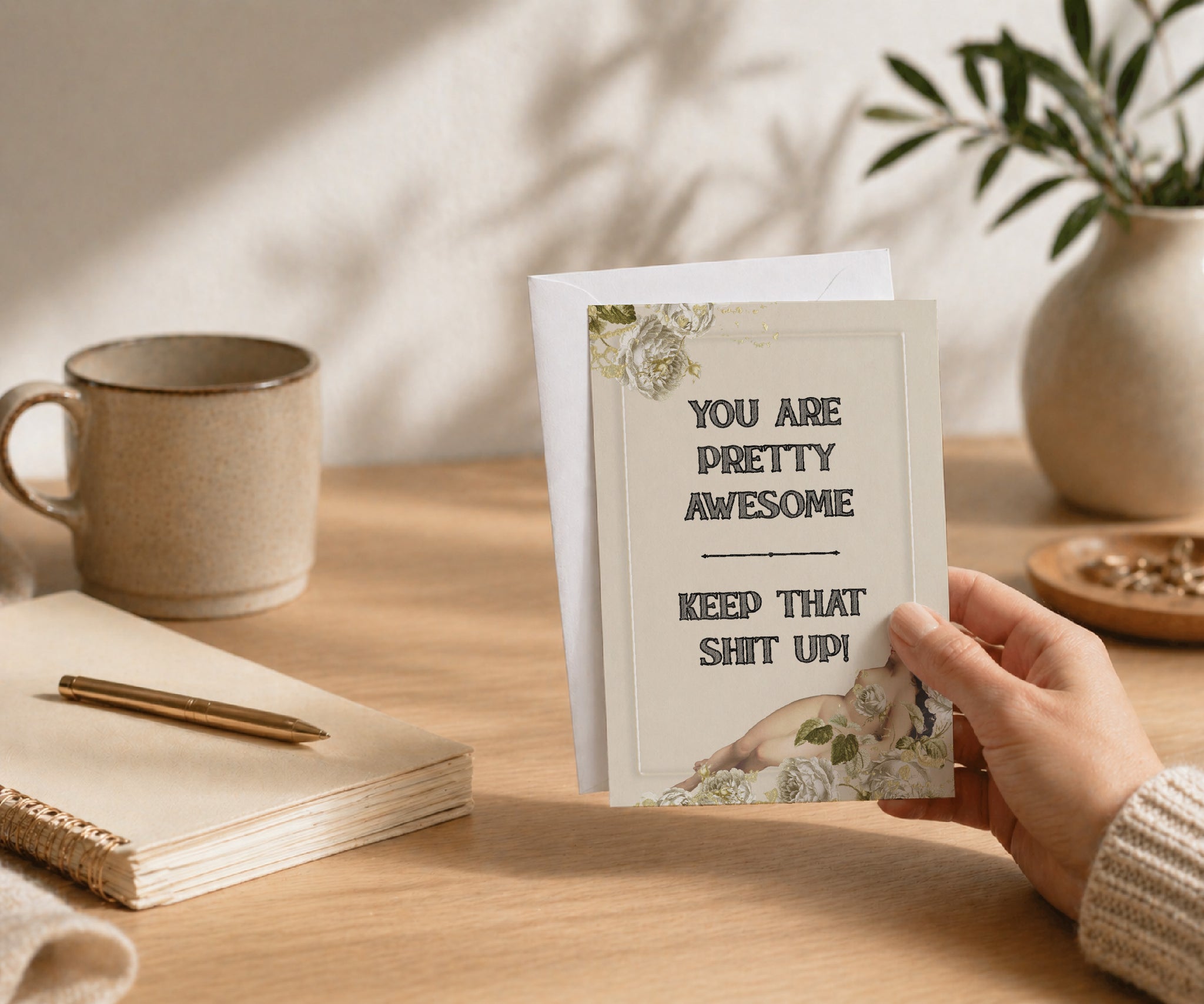 You Are Pretty Awesome Recovery Greeting Card