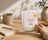 One Day at a Time Sunrise Recovery Greeting Card