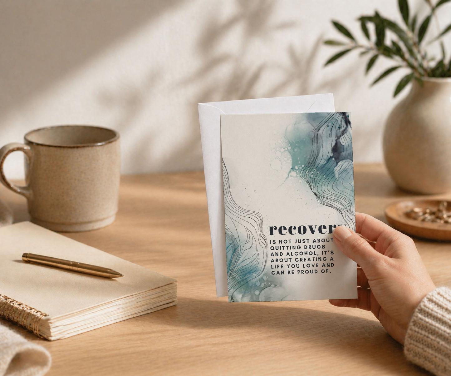 Recovery Is Not Just About Quitting Greeting Card