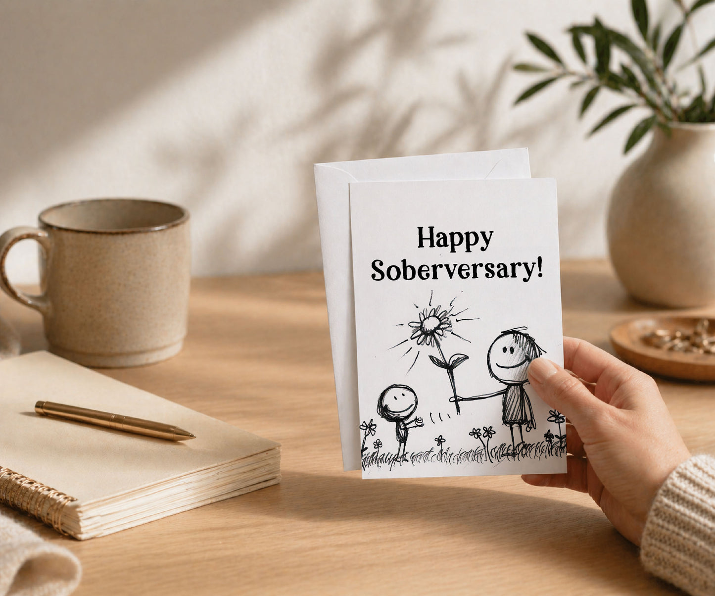 Happy Soberversary Greeting Card — Sobriety Anniversary