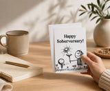 Happy Soberversary Greeting Card — Sobriety Anniversary
