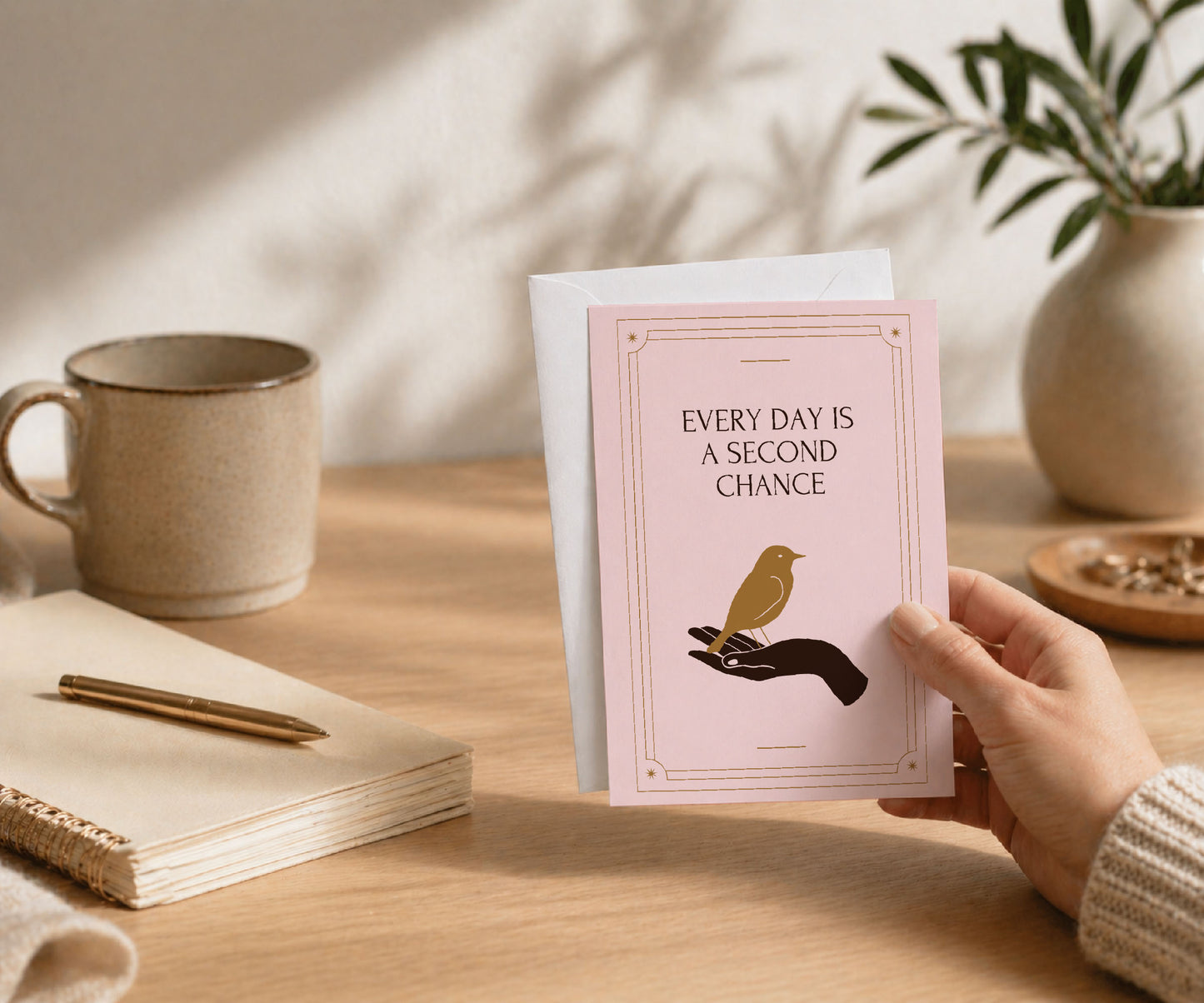 Every Day Is a Second Chance Recovery Greeting Card