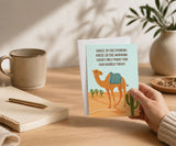 Kneel in the Evening Recovery Greeting Card — AA Gift