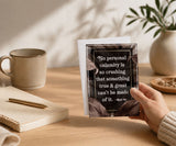 No Personal Calamity Bill W. Quote AA Recovery Card
