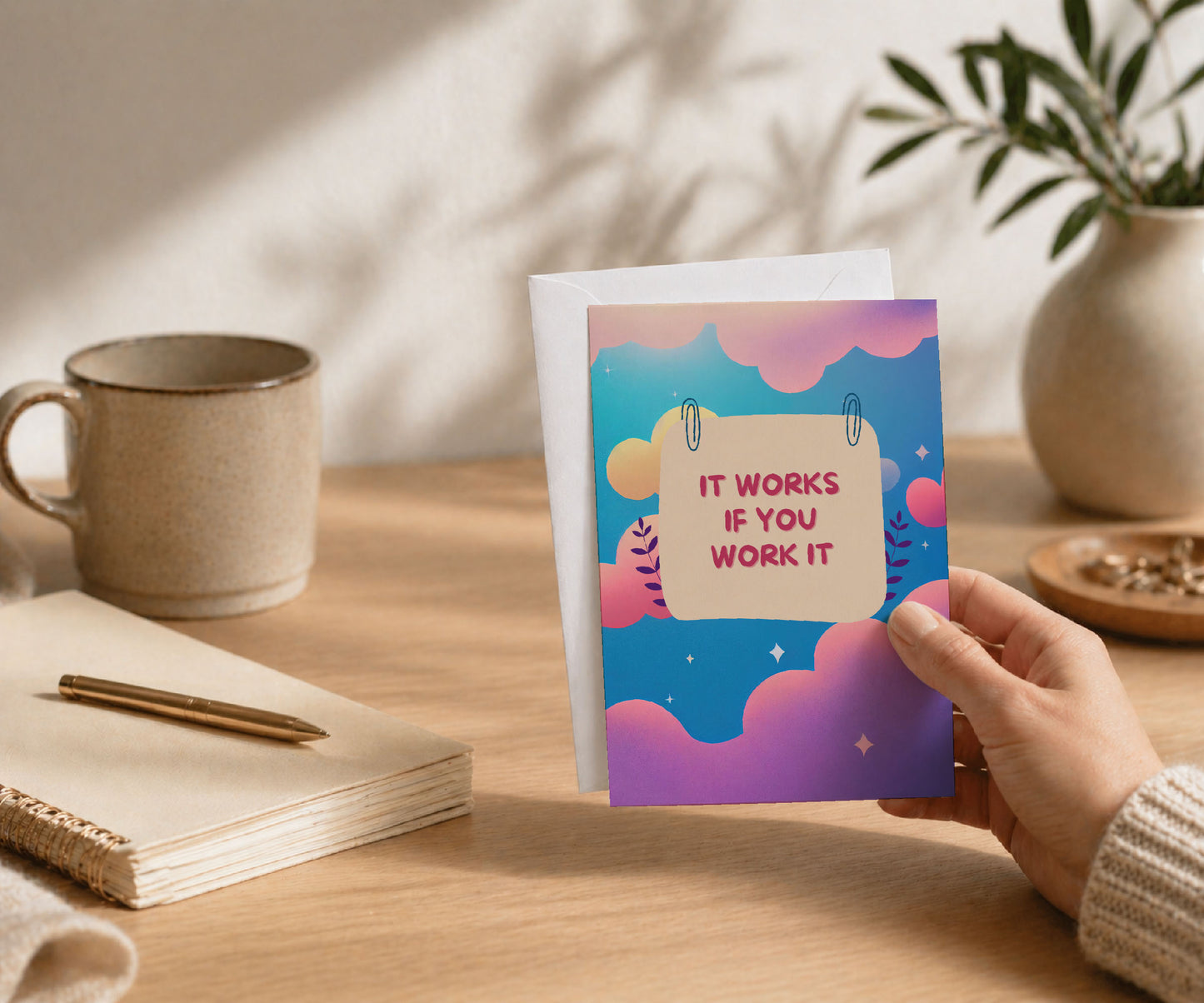It Works If You Work It Recovery Greeting Card