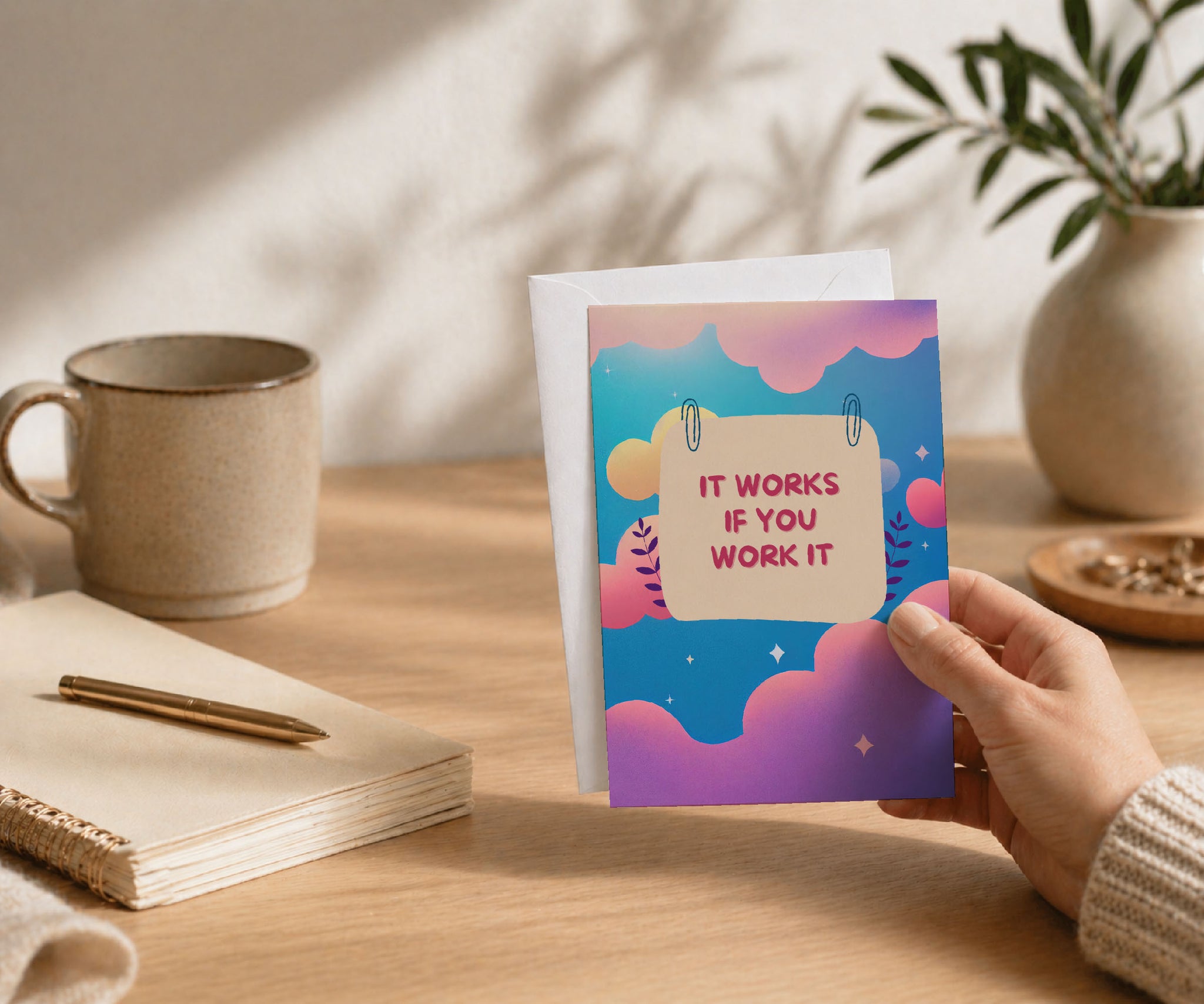 It Works If You Work It Recovery Greeting Card